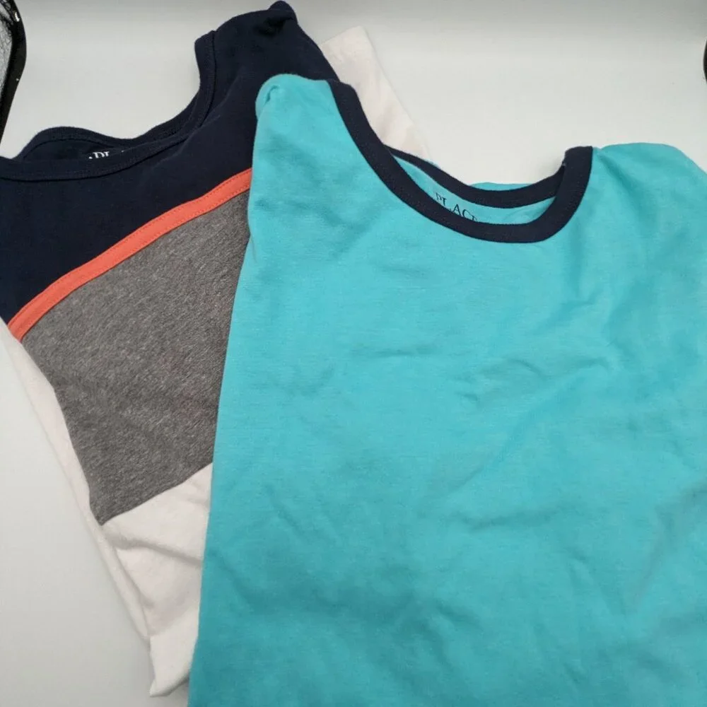 Two Children's Place Boy's Long Sleeve T-Shirts, Size XXL, Bundle